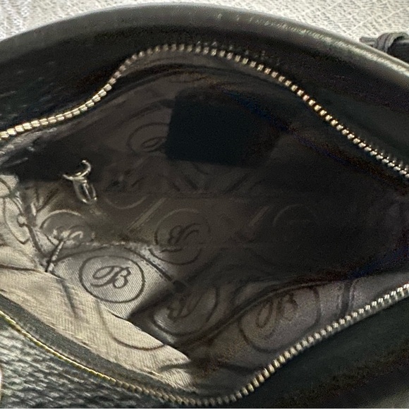 BRIGHTON Ferrara Folly Cloud Crossbody Bag Black Leather - Picture 5 of 7